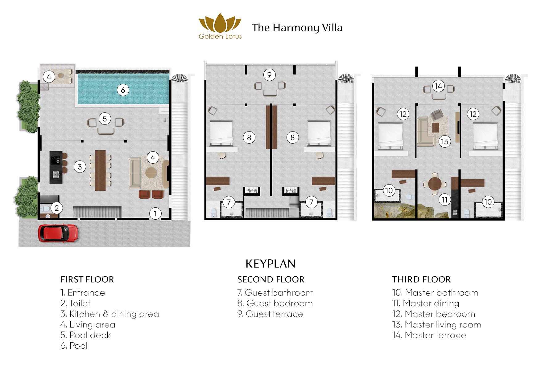 Golden Lotus Villas - The Harmony Villa
